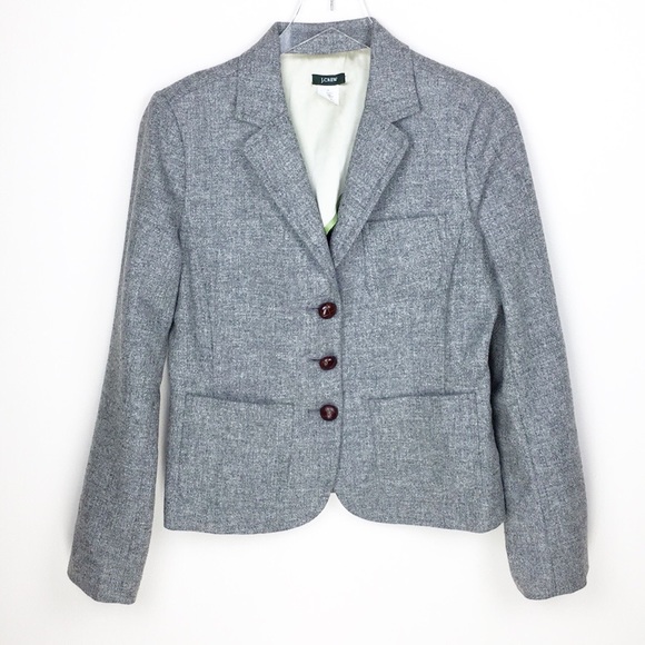 J. Crew Jackets & Blazers - J. Crew Classic Grey Wool Blazer